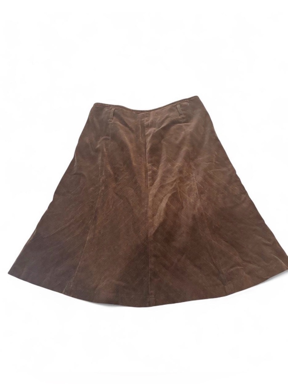 The Territory Ahead Brown Corduroy Skirt Size 12 A-Line - Picture 3 of 7